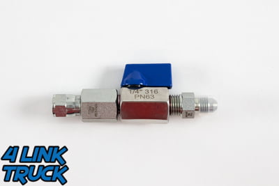 Nitrogen Fill Inline Shutoff Valve